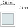 Светильник накладной светодиодный 28W 6000K квадрат Horoz Electric ARINA-28 016-026-0028-010 в Сумах