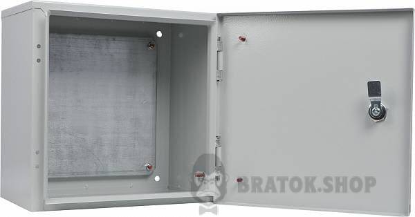 Щит монтажный металевий 30x30x20 ЩМП IP31 УСКО-Укрем UBox A0260020002 зовнішній