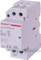Модульний контактор e.mc.pro.2.63.1NO+1NC, 2р, 63А, 1NO+1NC, 220В