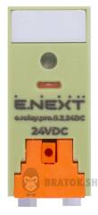 Реле проміжне e.relay.pro.8.2.24DC, 8А, 2 групи контактів, котушка 24В DC