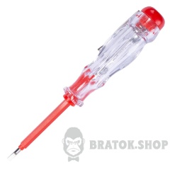 Індикатор-викрутка e.tool.test06 155х3хph0 прямий+хрестовий АС100-500В