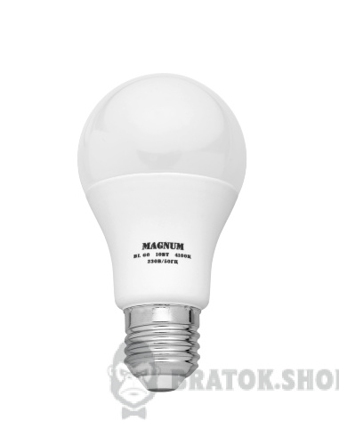 Світлодіодна лампа E27 10Вт 4100K G55 220В MAGNUM BL 60