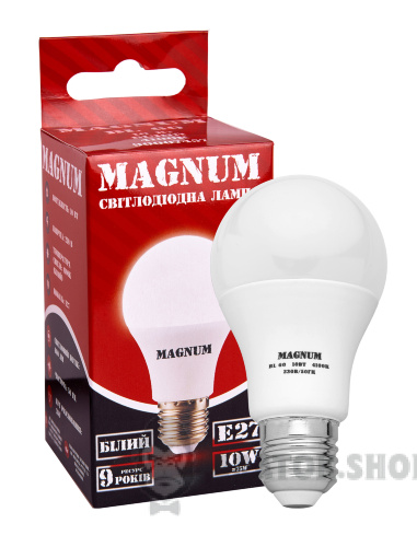 Світлодіодна лампа E27 10Вт 4100K G55 220В MAGNUM BL 60