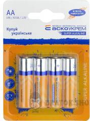 Батарейка лужна AА.LR6.BL4 (blister 4)