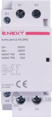 Модульний контактор e.mc.pro.2.40.2NC, 2р, 40А, 2NC, 220В