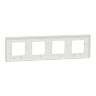 Рамка 4-постова Unica Deco Material, матовий білий NU600879 в Киеве