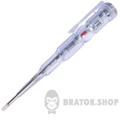 Індикатор-тестер e.tool.test08 140х3,5 прямий шліц АС/DC70-250В