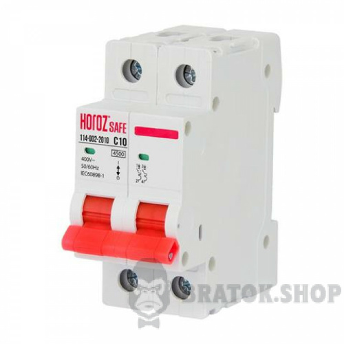 Автоматический выключатель Horoz Electric Safe C 2P