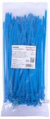 Кабельна стяжка e.ct.stand.400.8.blue (100шт), синя