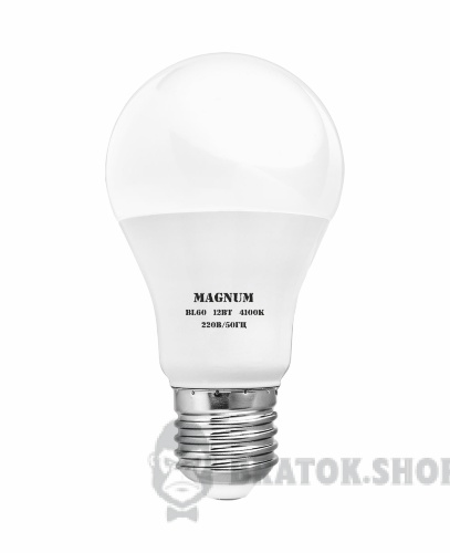 Светодиодная лампа E27 12Вт 4100K G55 220В MAGNUM BL 60 в Сумах