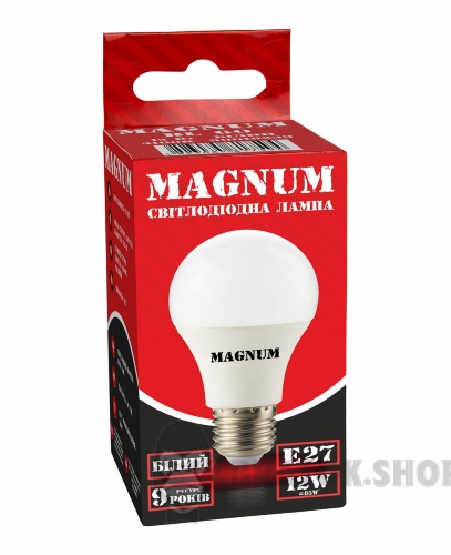 Світлодіодна лампа E27 12Вт 4100K G55 220В MAGNUM BL 60