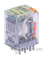 Реле проміжне e.relay.pro.5.4.24DC, 5А, 4 групи контактів, котушка 24В DC
