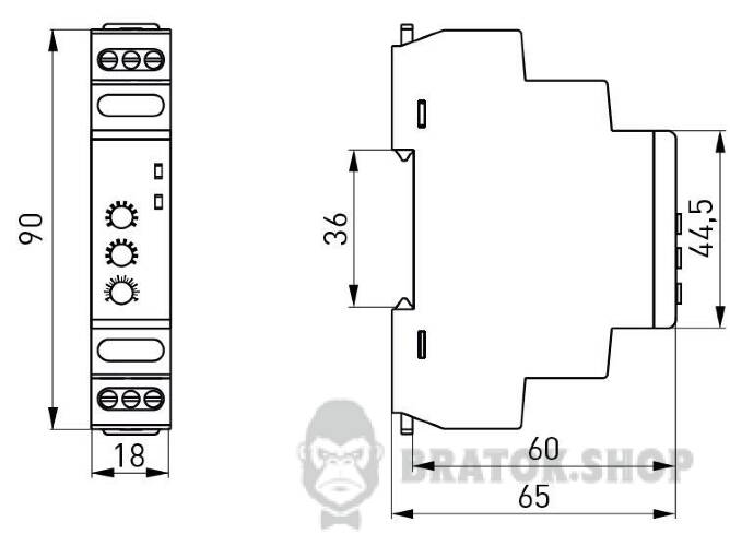 Реле часу багатофункціональне e.control.t06m p0690012