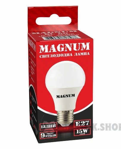 Светодиодная лампа E27 15Вт 4100K G55 220В MAGNUM BL 60 в Сумах
