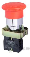 XB2-BS542 Кнопка безпеки.Повернення поворотом. d40mm