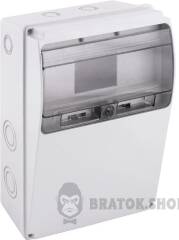 Корпус удароміцний з АБС-пластика e.plbox.industrial.230x300x115.11m передня панель похила IP54