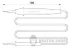 Індикатор e.tool.test11  185мм двополюсний  АС/DC6-380В t001111 у Києві