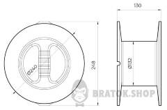 Пластиковая катушка efes.rxj.06, для намотки кабеля