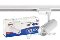 Трековий світильник LED 10 Вт 24° 4000K DELUX TL04 білий