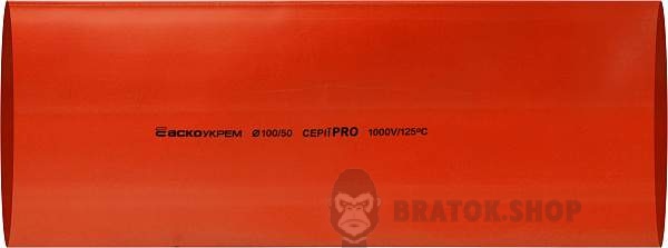 Термоусадочная трубка ⌀ 100,0/50,0 красная PRO АСКО-УКРЕМ A0150040635