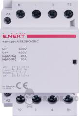 Модульний контактор e.mc.pro.4.63.2NO+2NC, 4р, 63А, 2NO+2NC, 220В