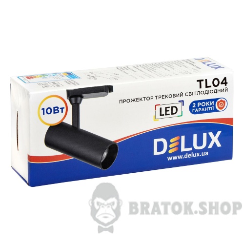 Трековый светильник LED 10 Вт 24° 4000K DELUX TL04 черный в Сумах