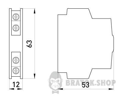 Додатковий контакт e.industrial.au.11lr, 1no+1nc i0140001 у Києві