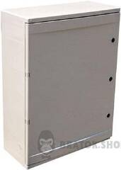Корпус ударопрочный из АБС-пластика e.plbox.400.600.200.60m.blank, 400х600х200мм, IP65 с панелью под 60 модулей