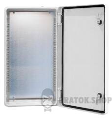 Корпус удароміцний з GRP-поліестеру e.plbox.industrial.80.60.30, 800 x 600 x 300мм, ІР67