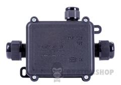 Коробка распределительная e.wdb.cnp725.3t с клеммником, 138х98х42 мм, IP68