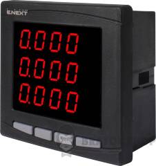 Цифровий амперметр врізний e.meter.pro.96.a.led 96х96мм, АС 230В, 5А