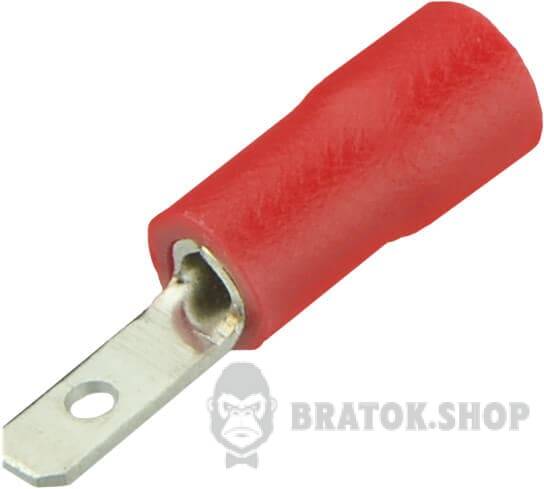 Наконечник конектор тато з ізоляцією 1.5 мм АСКО-Укрем MDD 1.25-110 2.8x0.5/0.8 A0060020012 у Сумах
