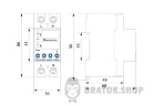 Реле напряжения и тока 40A АСКО-УКРЕМ RKV 2P A0010230001
