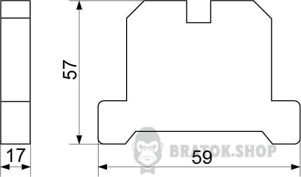 Клеммник заземления винтовой 125A АСКО-Укрем JB(ЭК) 35/35 A0130020006