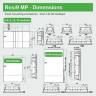 Фіксатор для врізного щита Resi9 MP, 4 штуки MIP99047 в Киеве
