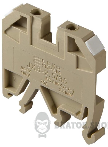 Клеммник винтовой 25A АСКО-Укрем 2,5/35 желтый A0130010011 в Сумах
