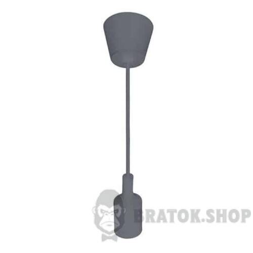 Светильник подвесной E27 серый Horoz Electric VOLTA 021-001-0001-060 в Сумах