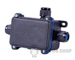 Коробка распределительная e.wdb.cnp723.3t с клеммником, 133х81х42 мм, IP68