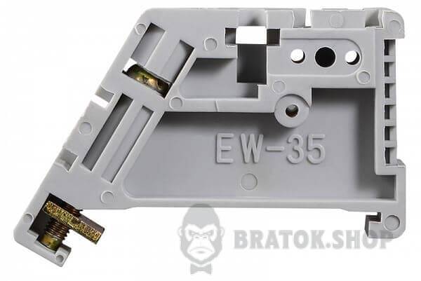 Фіксатор заглушка на DIN рейку бічний JXB-BF EW-35 АСКО-Укрем (A0130030007) у Сумах