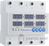 Реле напряжения и тока 63A АСКО-УКРЕМ RKV 4P A0010230003