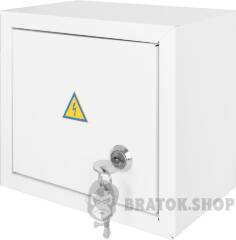 Корпус e.mbox.stand.n.06.z металлический, под 6 мод., навесной, с замком