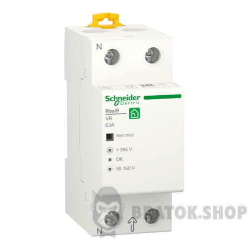 Реле напруги 1P+N 63A Schneider Electric Resi9 R9A12663 у Сумах