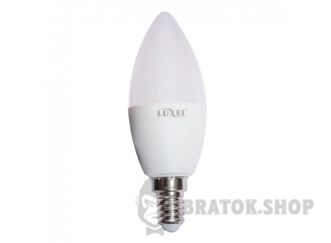 Лампа cветодиодная LED E14 C35 10W 4000К Luxel 048-NE