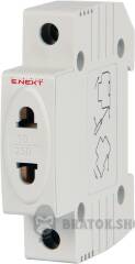 Розетка на DIN-рейку e.socket.stand.din, 230 В