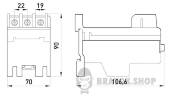 Независимое основание теплового реле e.industrial.azh.85 для реле на 85А i0120003 в Киеве