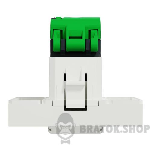 Розетка комп'ютерна RJ45, одинарна категорія 5, STP, 2 модулі білий NU341318 в Киеве