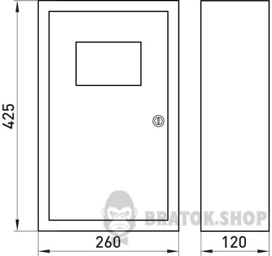 Корпус e.mbox.stand.n.f3.12.ze металлический, под 3-ф. s0100071 в Киеве