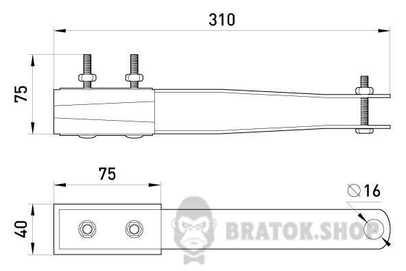 Анкерный изолированный зажим eiclamp.pro.16.50.b, 16-50 кв.мм p022001 в Киеве