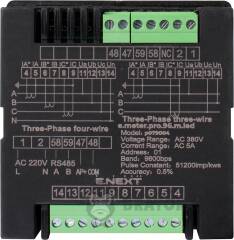 Аналізатор параметрів мережі e.meter.pro.96.m.led 96х96мм, АС 230В, 5А, 0-450В, RS-485