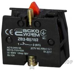 ZB2-BE102 NС Контакт до кнопок ХB2
